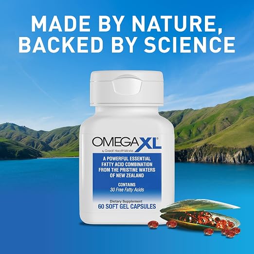 Suplemento omega-3 natural OmegaXL, 60 unidades, alivio natural del dolor  de las articulaciones : Salud y Hogar - Amazon.com
