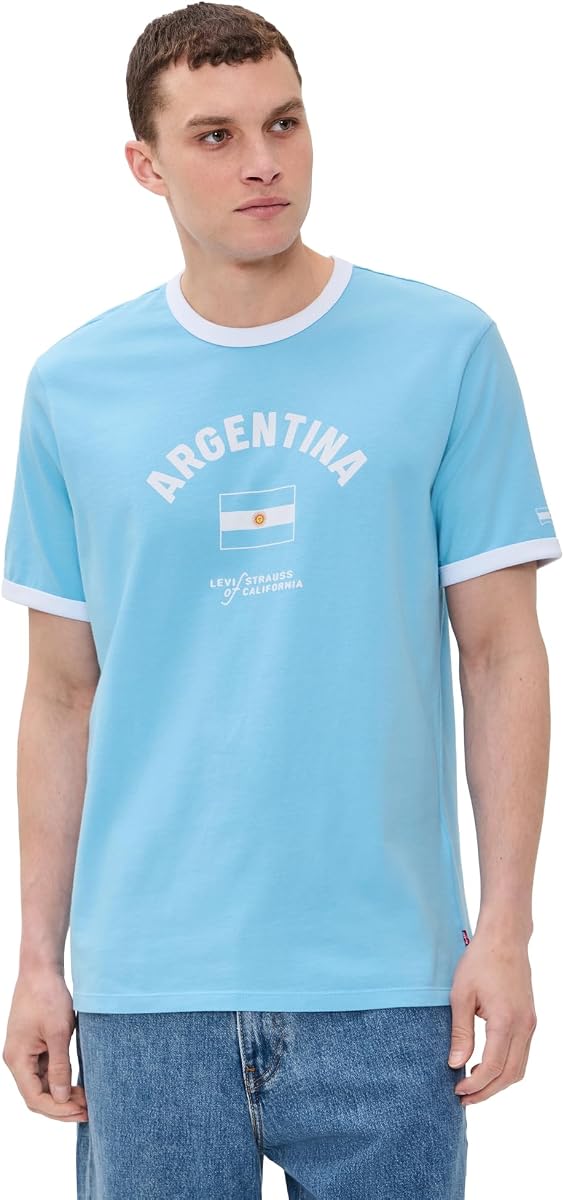 Levi's Camiseta ringer de Argentina X World Cup para hombre