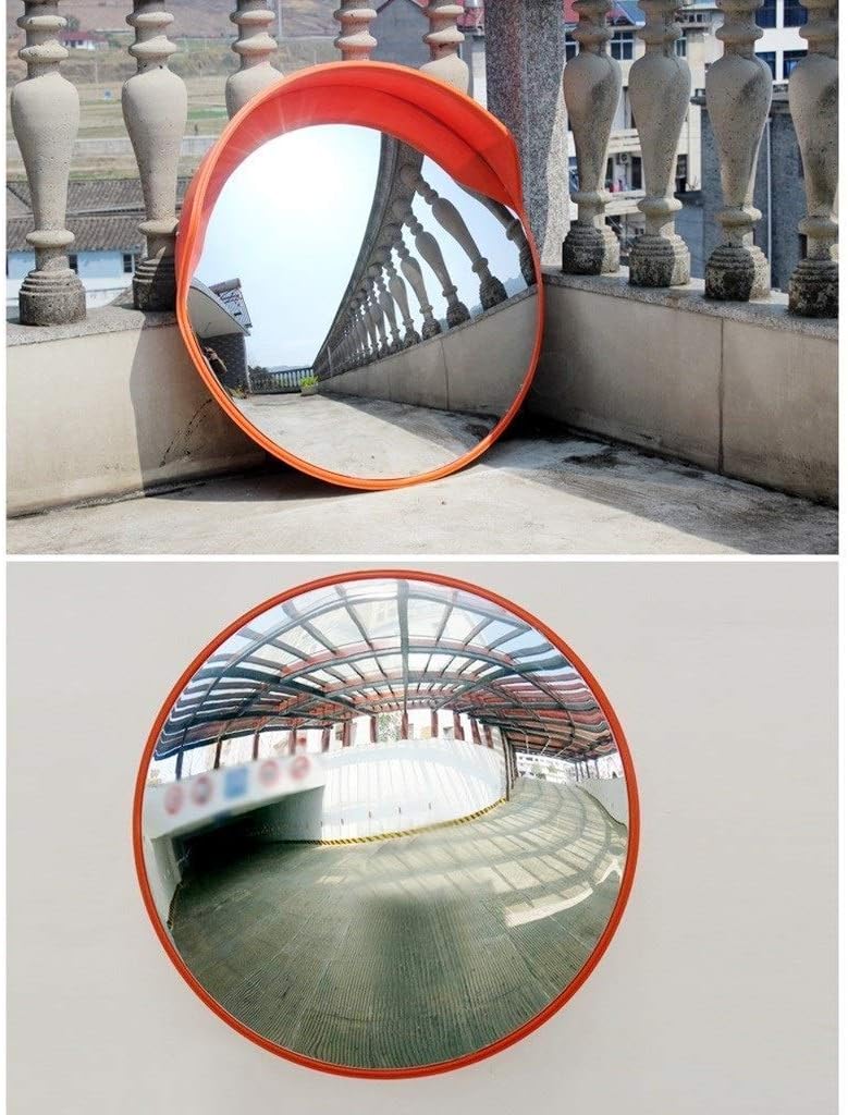 Safety Mirror Junction, Park Entrance Car Dummy Mirror Angle Durable Rain Resistant Convex Mirror Diameter: 45-120CM (Color: 120CM)