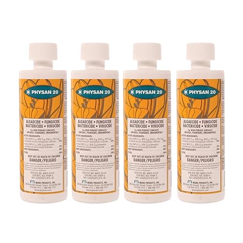 Hydrofarm Physan 20 Disinfectant Fungicide Virucide Algaecide Concentrate Cleaner for