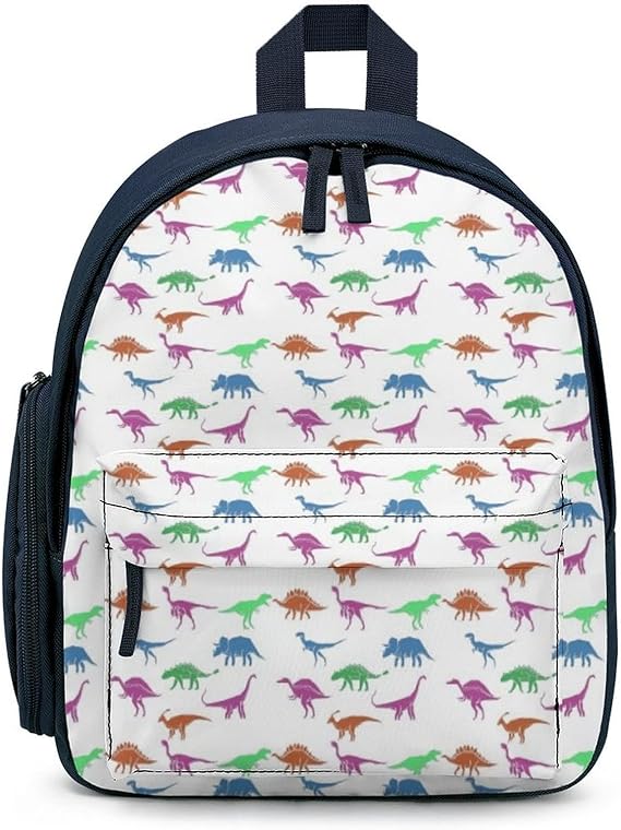 Amazon Co Jp Tanaka 恐竜ネオンキャラクターカラフル キッズ リュック 子供リュックサック 入園 遠足 保育園リュック 幼稚園 通園 リュック 通園バッグ バックパック ピンク ファッション