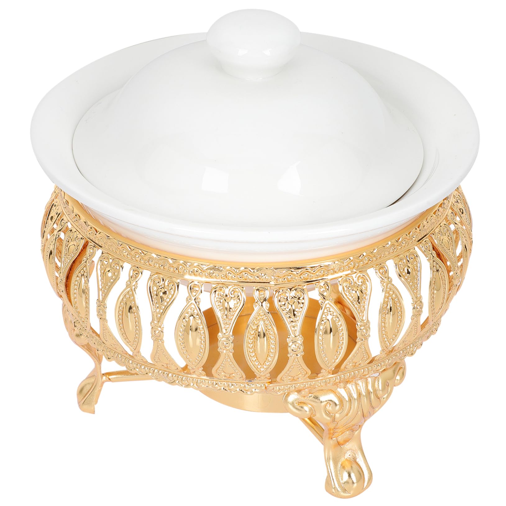 TOPPERFUN European Style Teapot Warmer Tea Brewing Stand Decorative Candle Holder