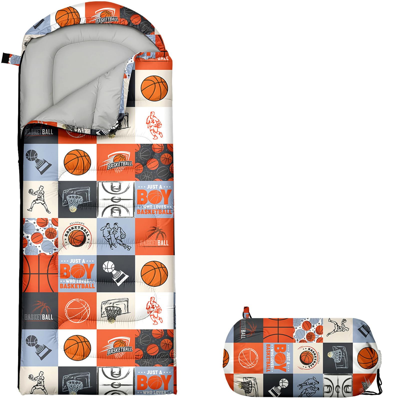 Butterfly Sleeping Bag for Girls,Kids Sleeping Bag for Camping-Lightweight Waterproof Warm Camping Bags, Portable Bags with Compression Outdoor Indoor 3 Seasons(Butterfly)