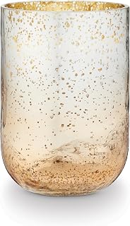 Noble Holiday Balsam & Cedar Large Crackle Glass Candle