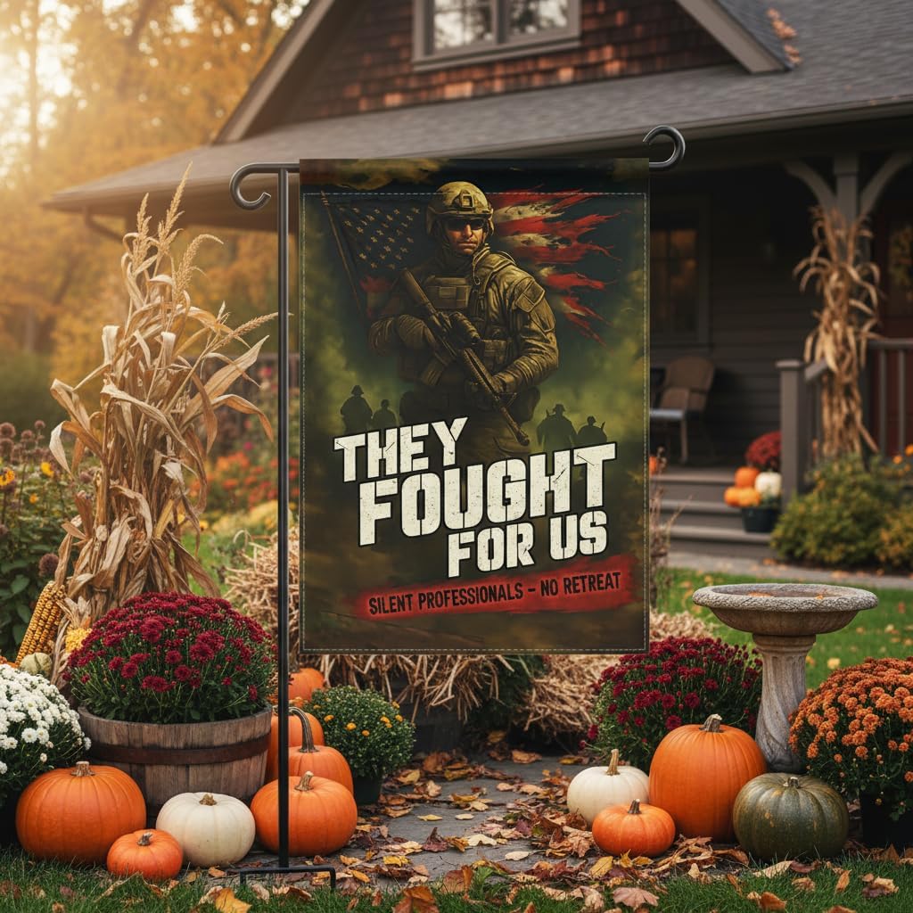 Soldier Army Veteran garden flag 12x18 In Doublesided Military Tribute Display for Memorial Day, Veterans Day, Armed Forces Day, Independence Day, Outdoor Yard Decoration - Image 8