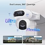EZVIZ 4MP+4MP Dual Lens Solar Security Camera Outdoor Wireless with 8W Solar Panel, 10400mAh Large Capacity Battery, Low Energy AOV Tech, Colour Night Vision, Human Vehicle Detection, HB90 Kit - 3