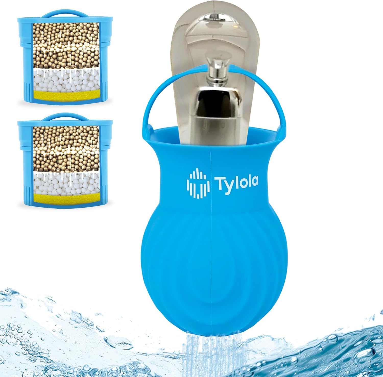 Tylola Bathtub Filter for Tub Faucet| Removes Chlorine & Heavy