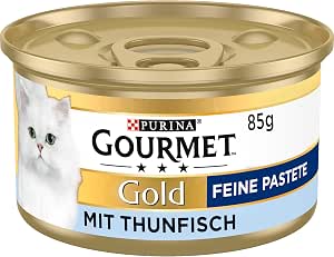 Purina Gourmet Gold Fine Pate Wet Cat Food with Tuna Pack of 12 (12 x 85 g) - View 3