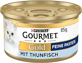 Purina Gourmet Gold Fine Pate Wet Cat Food with Tuna Pack of 12 (12 x 85 g)