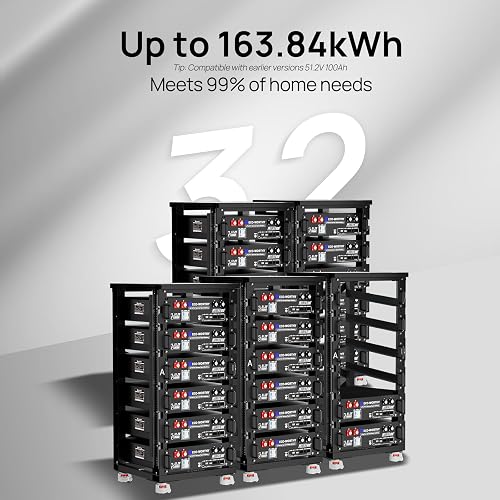ECO-WORTHY Cubix100 Batterie Lithium 48V 100Ah*3 Bluetooth - 3
