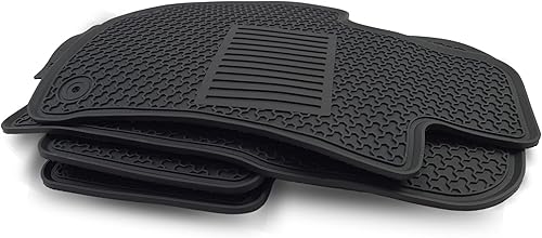 Miniatura 5 de Alfombrillas para Dodge Challenger 2011-2024 All Weather Goma Set Negro Antideslizante Flex