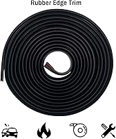 Vista 6 de Protectores de borde de puerta de automóvil autoadhesivo de goma para borde de canal en U, protector de protección de borde de metal para la mayoría