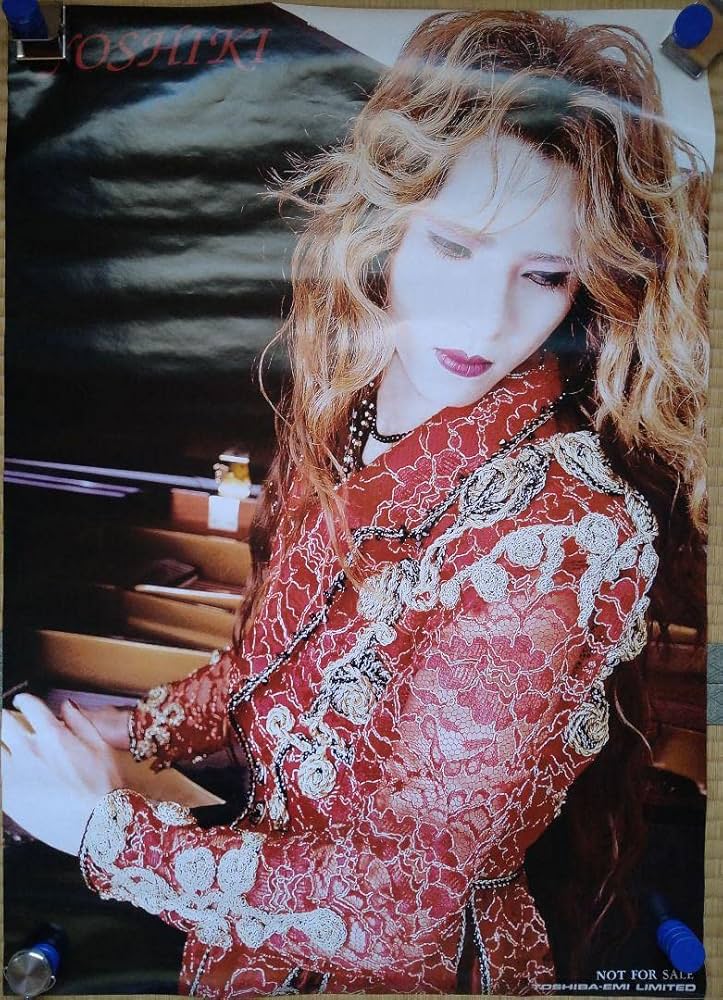 X JAPAN YOSHIKI B2ポスター激レア