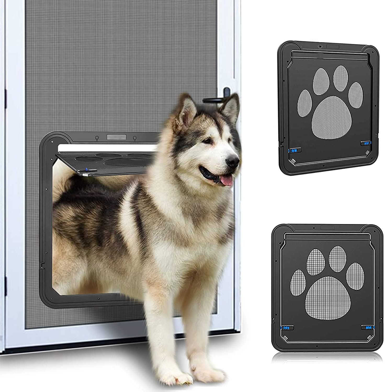 Buy Envop Dog Screen Door Inside Door Flap 9.4x11.4x0.4inch Lockable