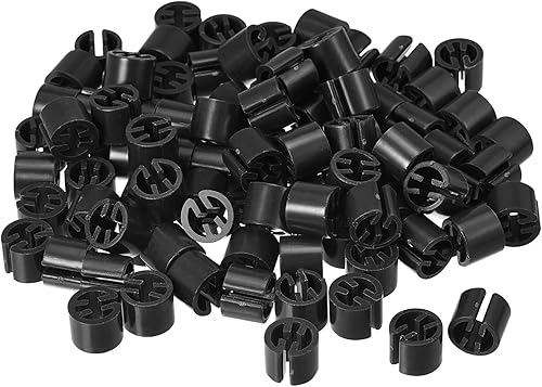 MECCANIXITY Marcador para colgar ropa en blanco, varilla de 0.138 in para codificación de colores de ropa, color negro, 300