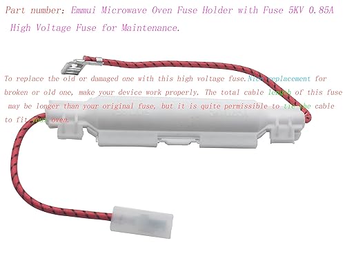 Miniatura 2 de Portafusibles de horno de microondas con fusible 5KV 0.85A Fusible de alto voltaje para el mantenimiento de hornos de microondas de las principales