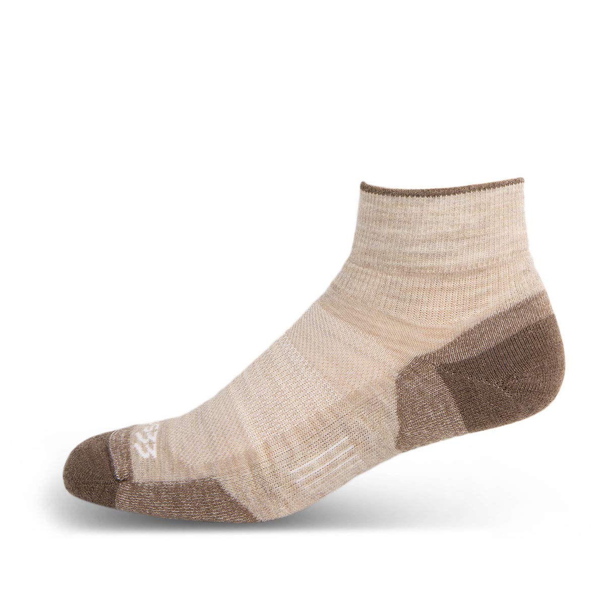 USA Made - Microweight Cushion Ankle Socks - Trail Running Socks - Merino Wool - Mountain Heritage