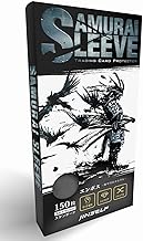 SMRI-3 Samurai Sleeve 3 (Thin Embossed / Black Back), Color Card Sleeve, Card Game Sleeve, Character Trading Card, 2.6 x 3.6 inches (66 x 91 mm)