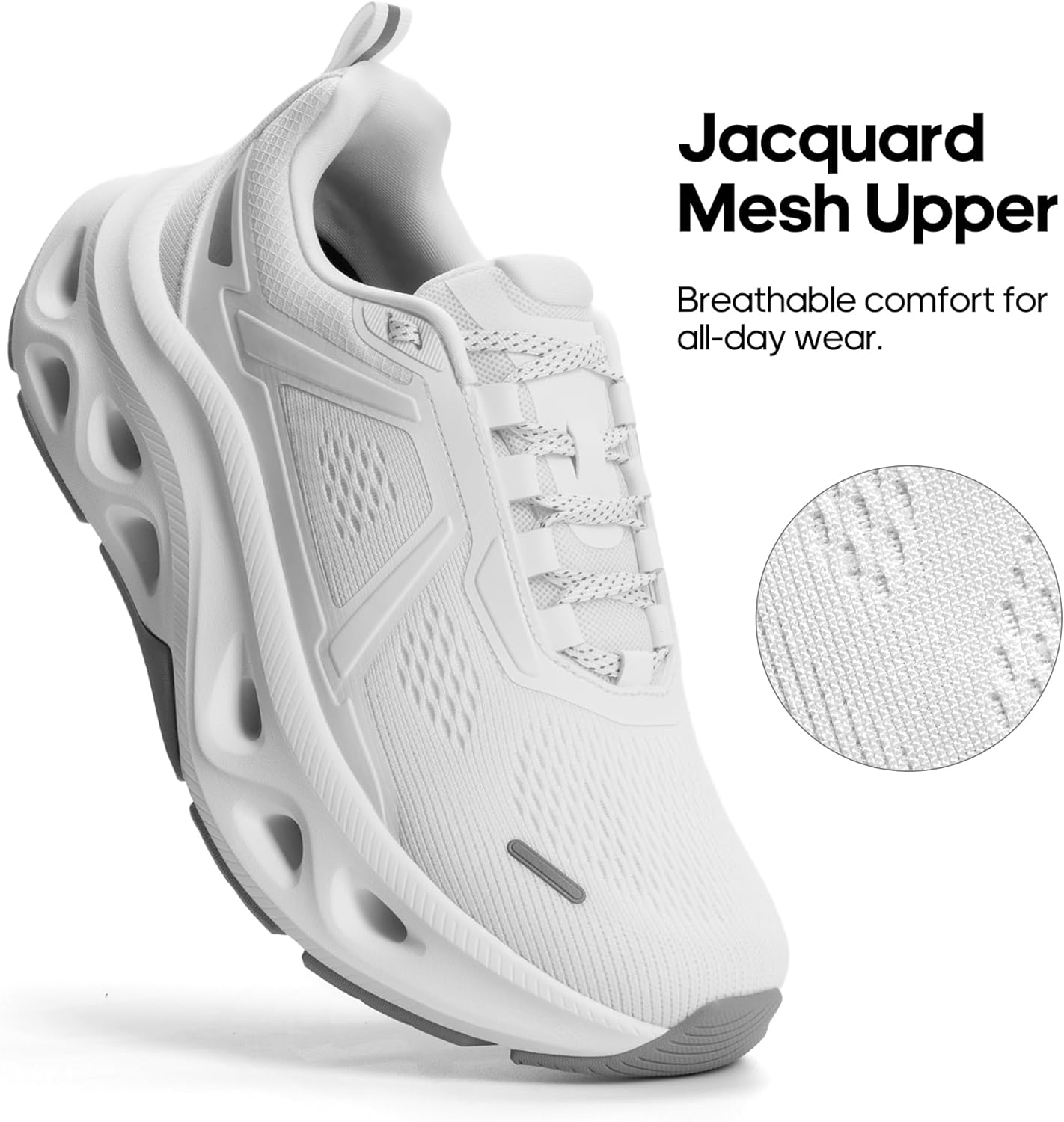 NORTIV 8 Women's Cushioning Walking Shoes Non Slip Breathable Comfortable Workout Running Tennis Jogging Gym Athletic MovePropel Fashion Sneakers - Image 5