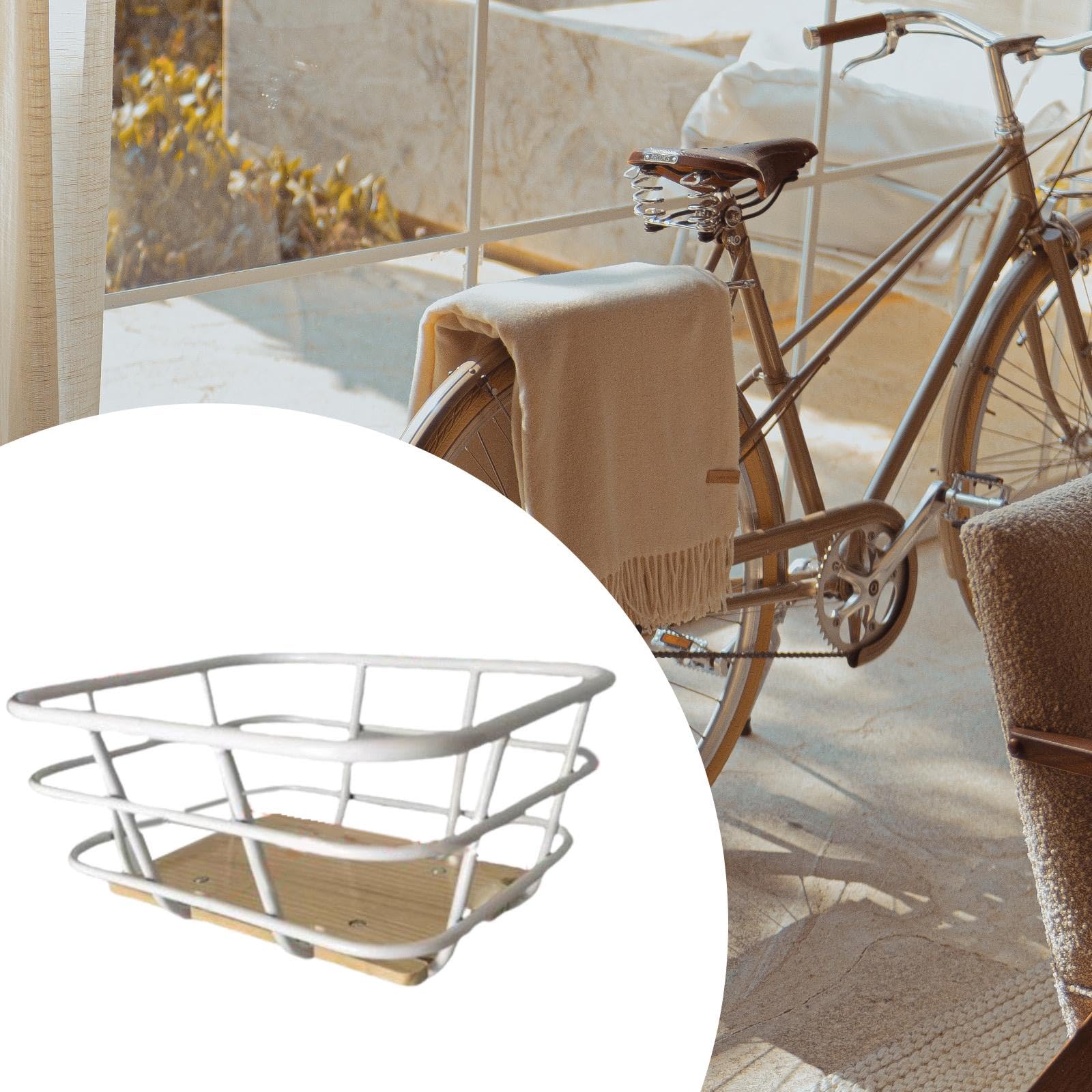Amazon | DeeRace 自転車前カゴ 自転車バスケット フロントバスケット