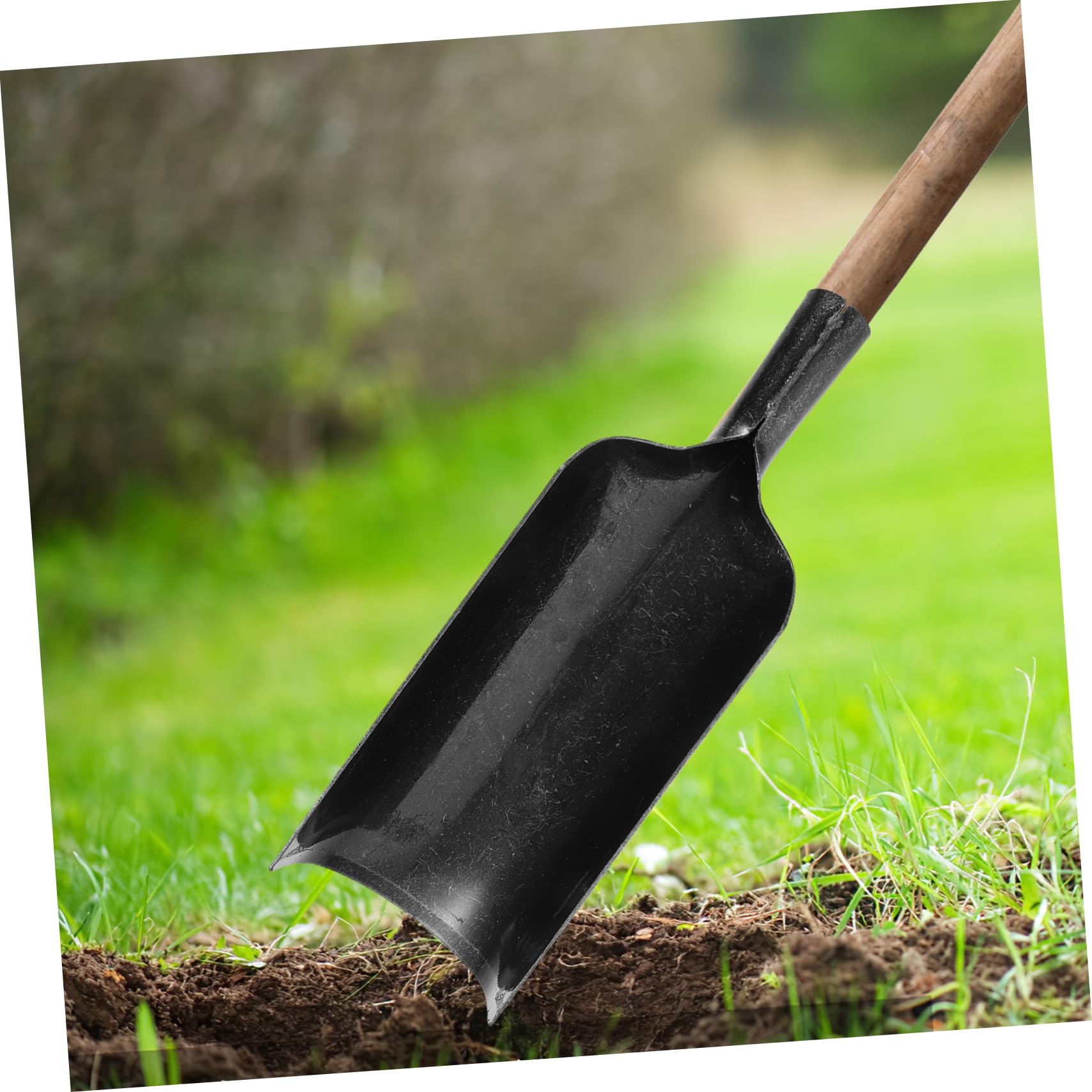 TOYANDONA Outil De Jardin en Métal pour Creuser avec Manche Outils De Jardinage Désherbage