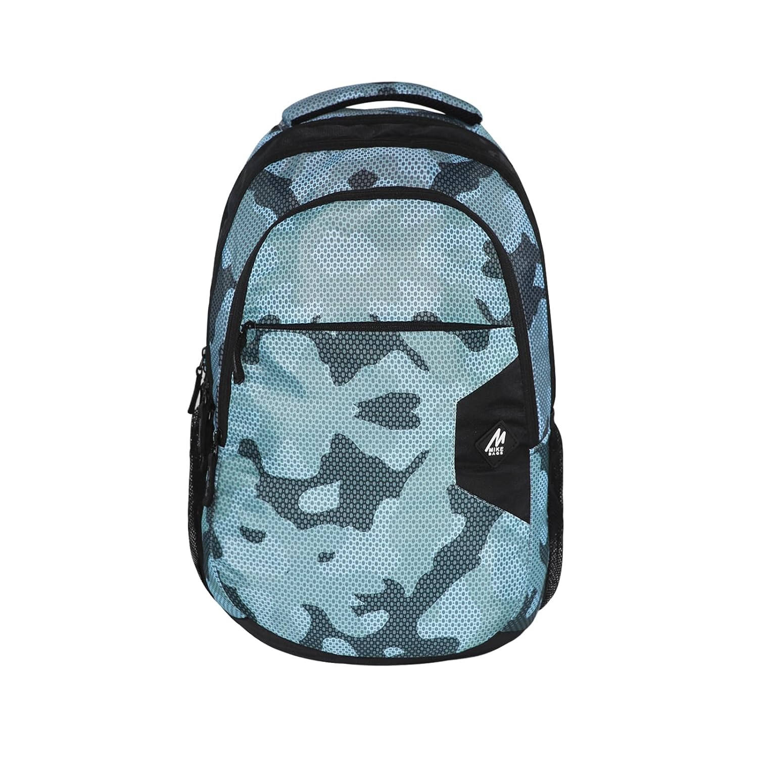 MIKE BAGS 29 litres Booster Laptop Backpack-Camo Print light blue 15.6 Inch Smart Laptop Backpack Bag and Accessories Organiser for Men Women Boys Girls 47x30x21 CMS