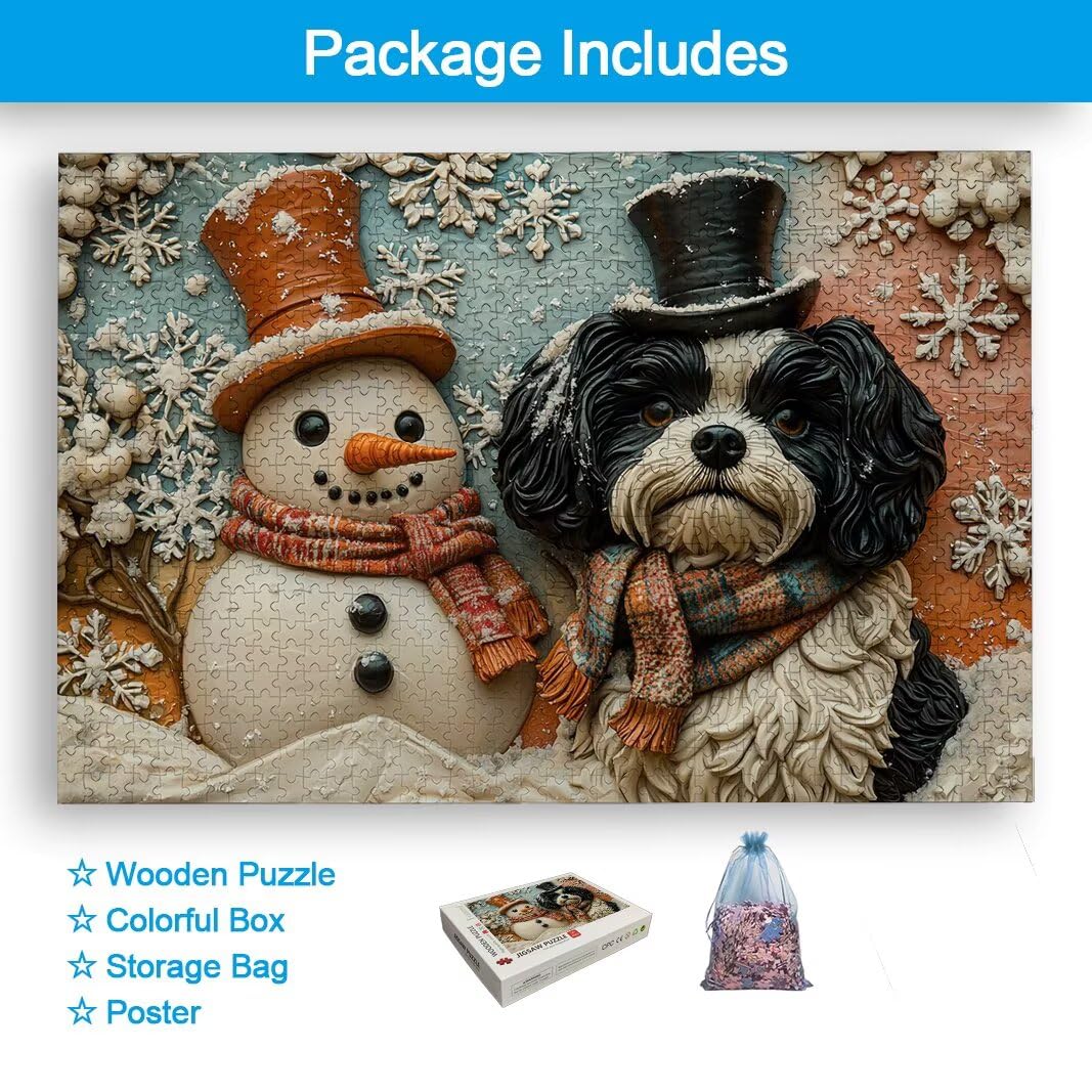 Puzzle Inverno, Puzzle 1000 Pezzi per Adulti, Regalo Donna/Uomo -2621