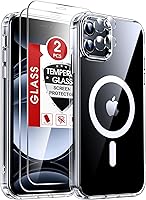 Vista 11 de LeYi Funda para iPhone XR: con protector de pantalla X2 + 2 funda para cámara [compatible con MagSafe] Funda protectora magnética i iphoneXR