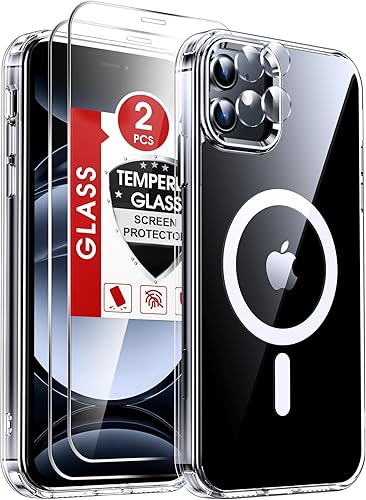 Miniatura 11 de LeYi Funda para iPhone XR: con protector de pantalla X2 + 2 funda para cámara [compatible con MagSafe] Funda protectora magnética i iphoneXR, Negro