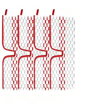 4PCS Mop Head Replacement For Vile-Da 1-2 Spray Max, Reusable Washable Microfibre Spray Mop Pads, Flat Floor Mop Refill For Wet & Dry Use, Strong Water Absorption, Easy To Attach, For Kitchen Bathroom