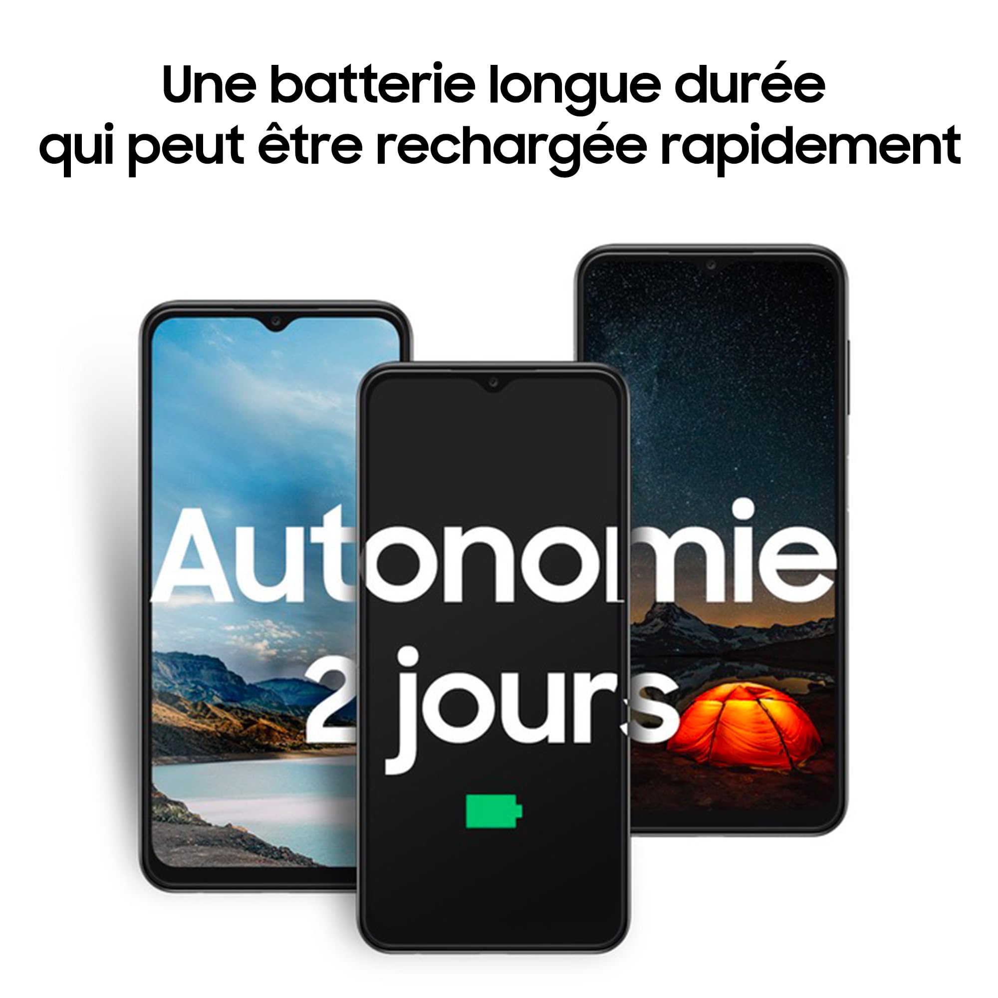 Samsung Galaxy A13, Téléphone mobile 4G 64Go Noir, Carte SIM non incluse, smartphone Android, Version FR