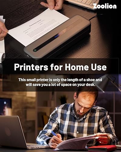 Miniatura 9 de Impresoras móviles para vehículos y viajes - Impresoras inalámbricas para uso doméstico y oficina - Impresora portátil para computadora portátil y