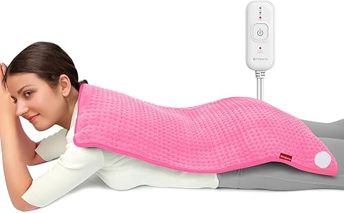 Vista 10 de Comfytemp Almohadilla térmica extragrande para espalda y período, tamaño King de 33 x 17 pulgadas, lista de artículos elegibles por la FSA, Azul