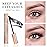 4D Silk Fiber Lash Mascara - Luxuriously Longer, Voluminous Eyelashes, Waterproof Tubing Mascara in Black, Natural Lengthening, Smudge-proof, Hypoallergenic, No Clumping, Easy to Apply & All Day Full