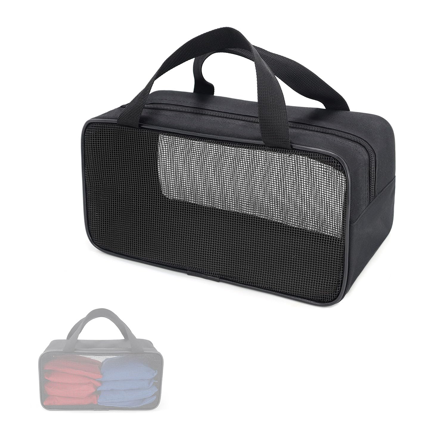 Cornhole Bag Carry Case Carrying Pouch Accessories Utility Storage bag Black, black bag only-1 Pack