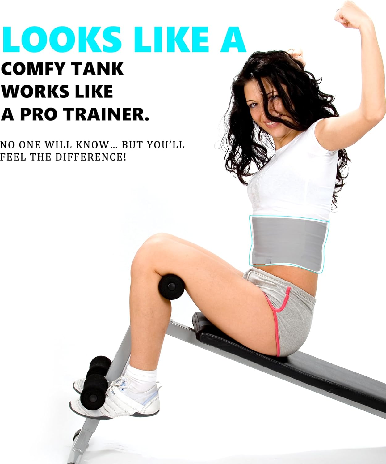 Waist Trainer for Women - Adjustable Postpartum Belly Wrap Tummy Control Bandage & Core Stability, Elastic Waist Trimmer Belt for Fitness, Daily Use, Black - Image 4