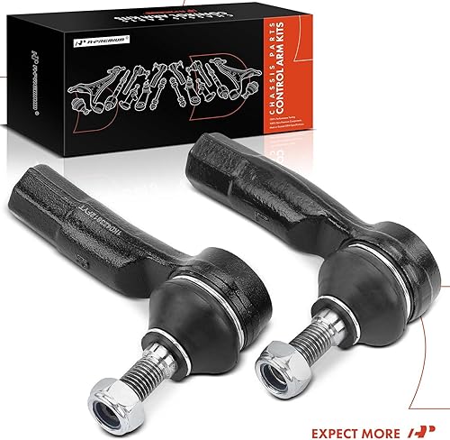 Miniatura 8 de A-Premium 2 extremos de barra de acoplamiento exteriores delanteros, compatibles con Volkswagen Jetta, Passat, Golf (R & Alltrack y SportWagen),