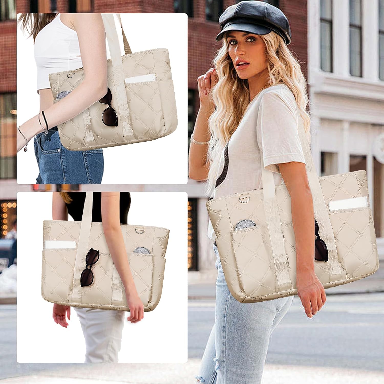 Tote Bag for Women with Zipper - Teacher, Nursing & Travel Weekender Work Bag - Image 7