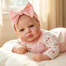 SCOM Reborn Baby Dolls - 20 inch Cute Soft Vinyl Realistic Baby Doll Real Life Baby Dolls with Complete Accessories Perfect for Cuddling, Playtime, and Gift Giving, Good for 3+ Kids, Pre Parents