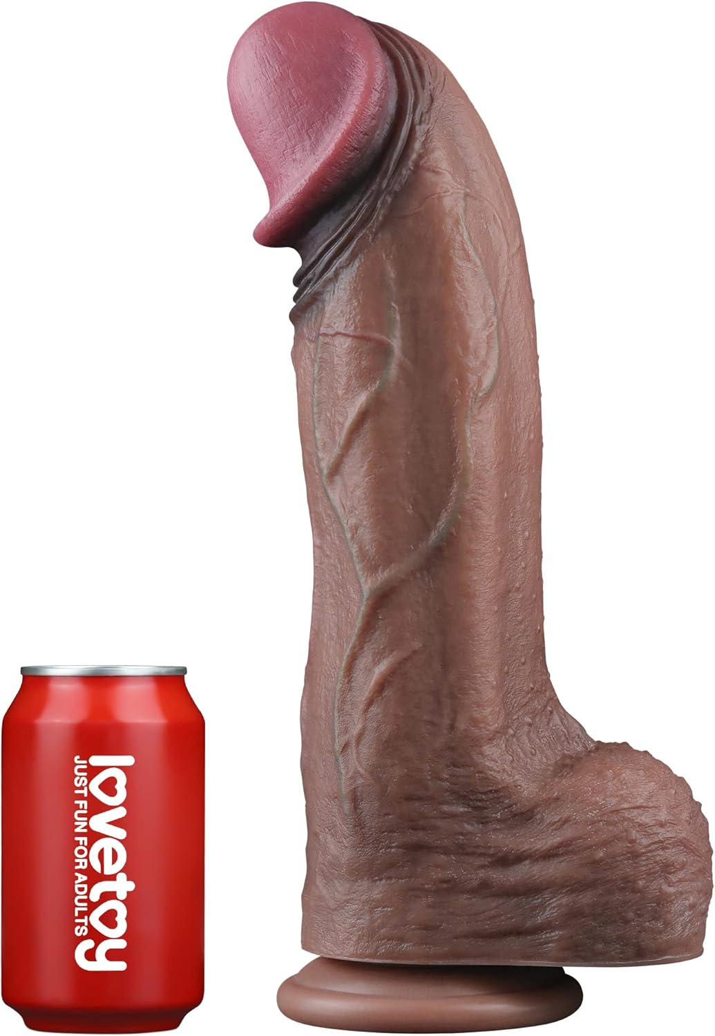 13 Inch Huge Dildo 3" Diameter Thick Big Realistic Monster Dildo Fat Large Dragon Horse Fantasy XL Giant Massive Anal Dual Density Silicone Anal Toy Butt Plugs Adult Sex Toy Consoladores