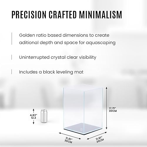 Miniatura 83 de Ultum Nature Systems - Acuario sin marcos ultratransparente, cristal con poco hierro, bordes con corte a inglete a 45º, grosor de 13/64 a 15/32