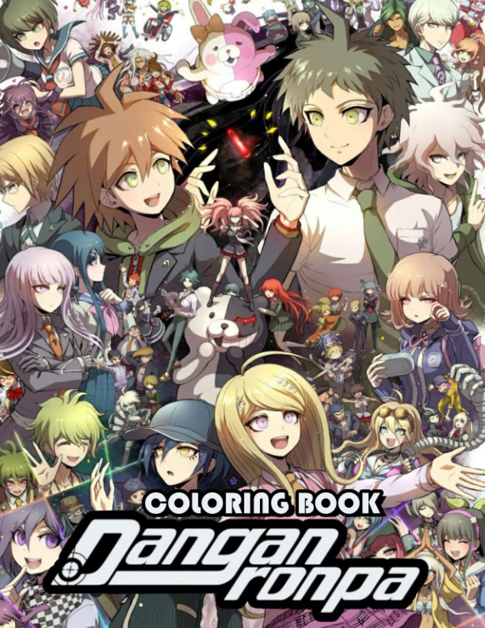 Dạnganronpa Coloring Book: Illustrations featuring Dạnganronpa characters, A great gift for Dạnganronpa fans. A Fantastic Coloring Book To Unwind And Relieve Stress