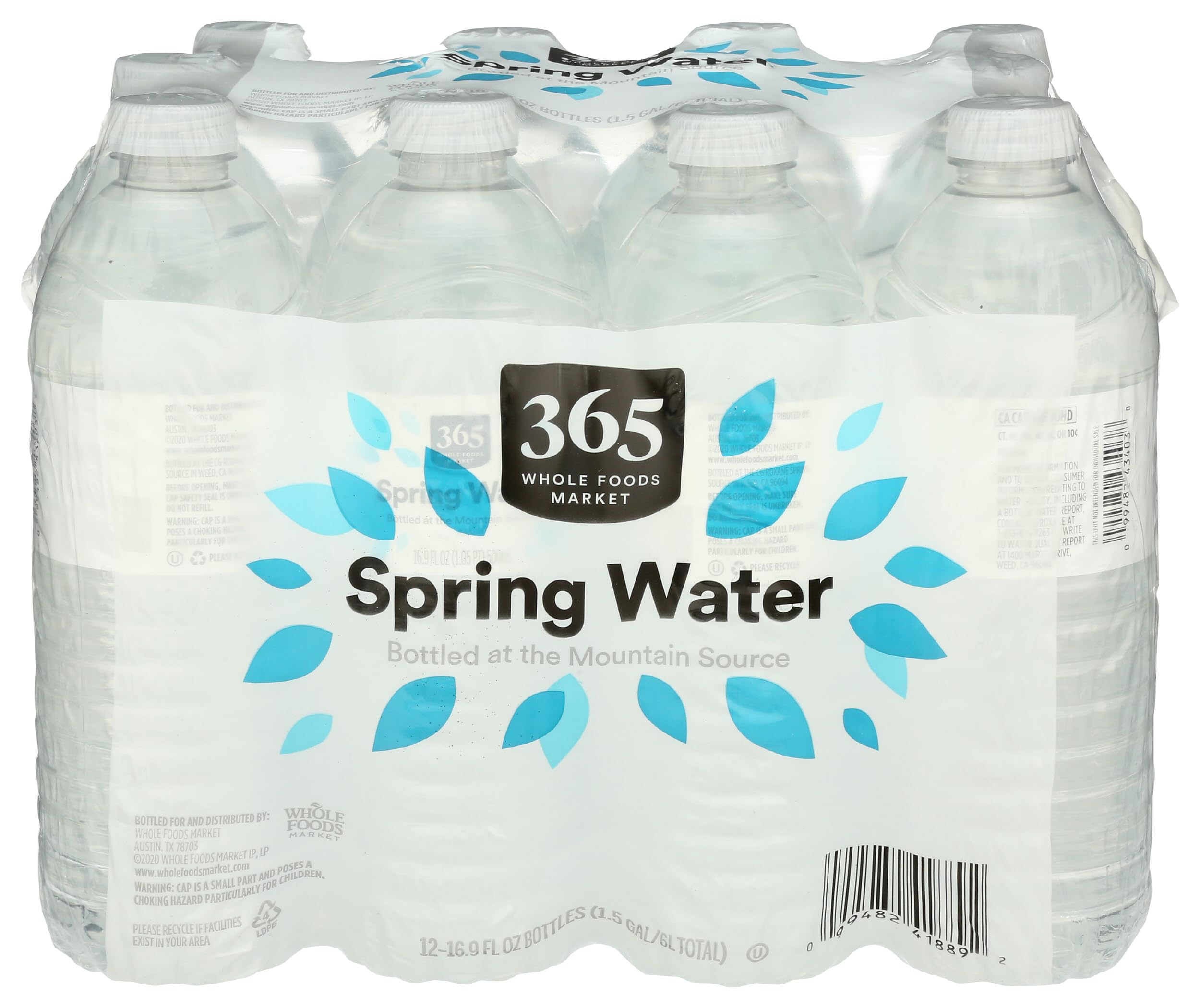 スプリングウォーター Amazon.com: 365 by Whole Foods Market, Spring Water Multi Pack 12
