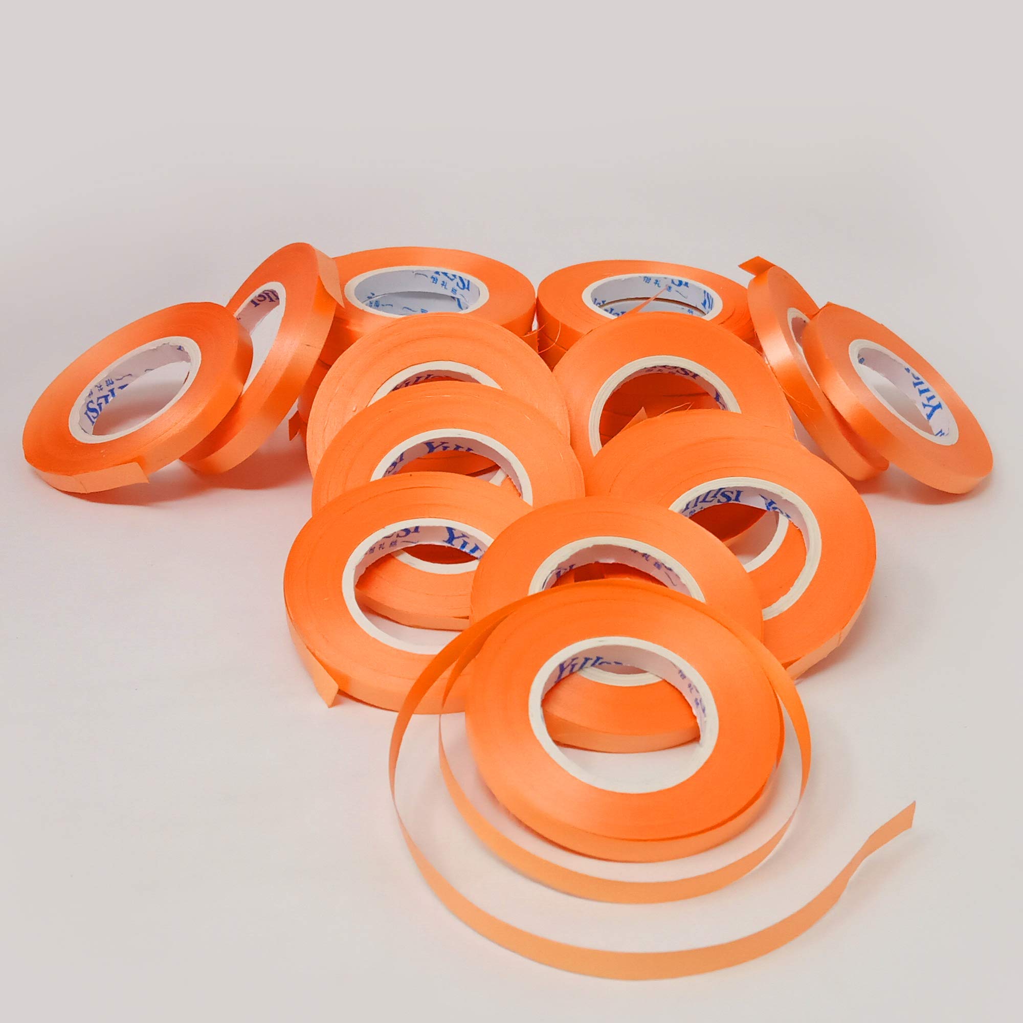 AMFIN® Curling Ribbons for Balloons - Orange (Pack 24)