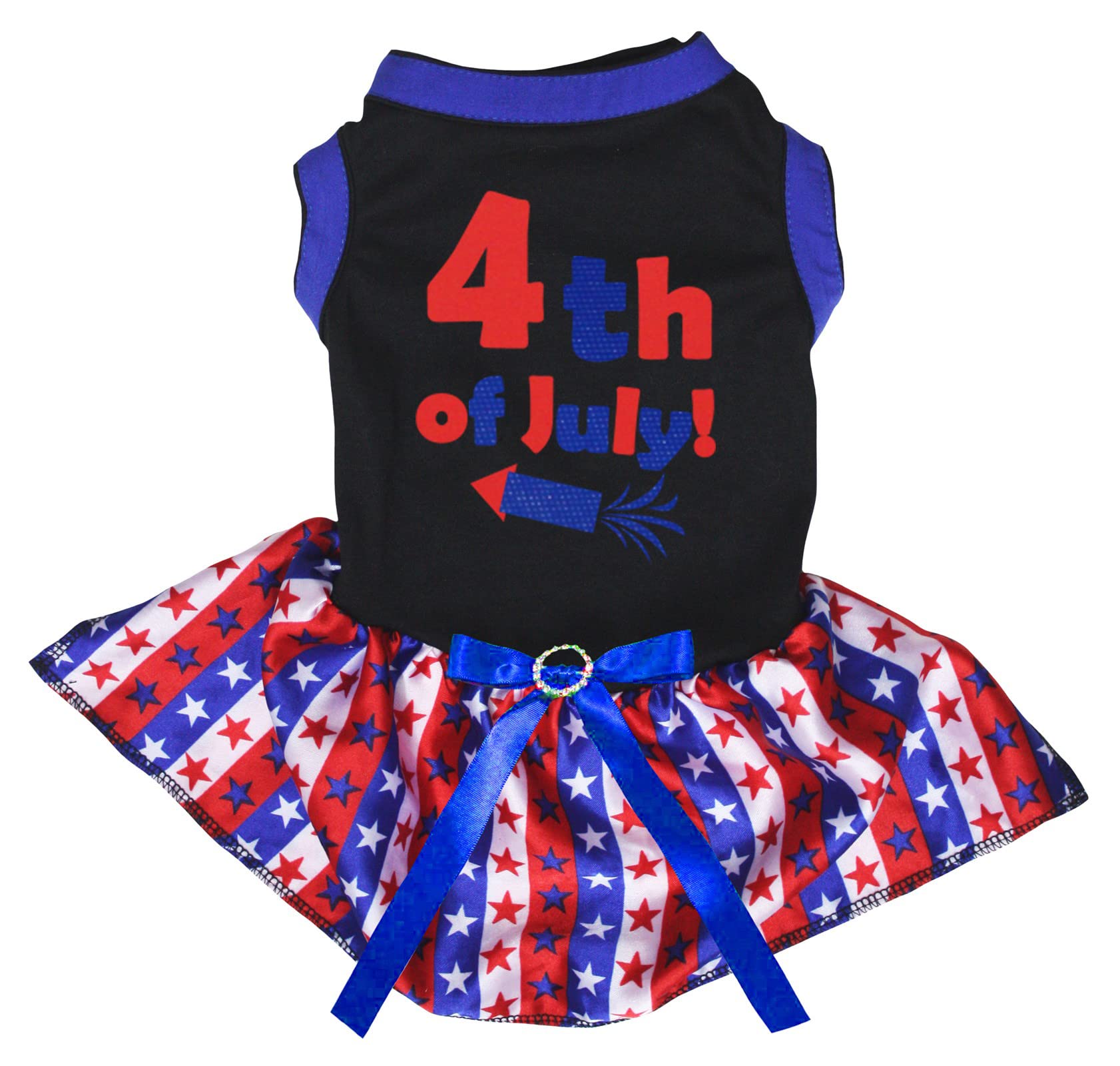 Robe pour chien motifs étoilés idéale pour les pique-niques en plein air et fêtes d'été