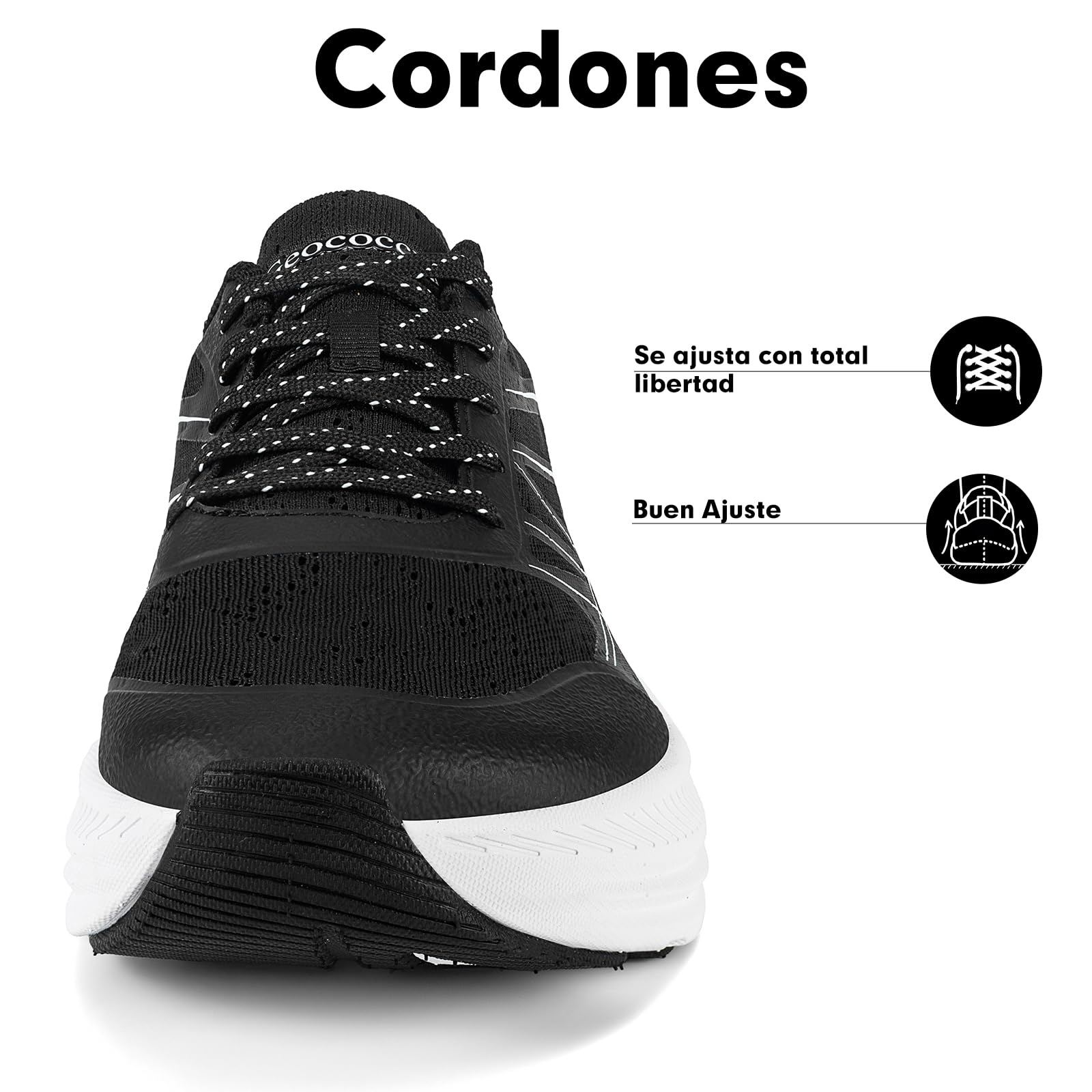 Zapatillas deportivas para hombre, con puntera ancha, transpirables, antideslizantes, tallas 39-46 — view 5