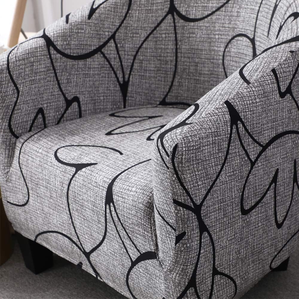 WINS Tub chair covers stretch tub club chair slipcover removable covers for tub chairs printed loose covers for tub chairs - Image 4