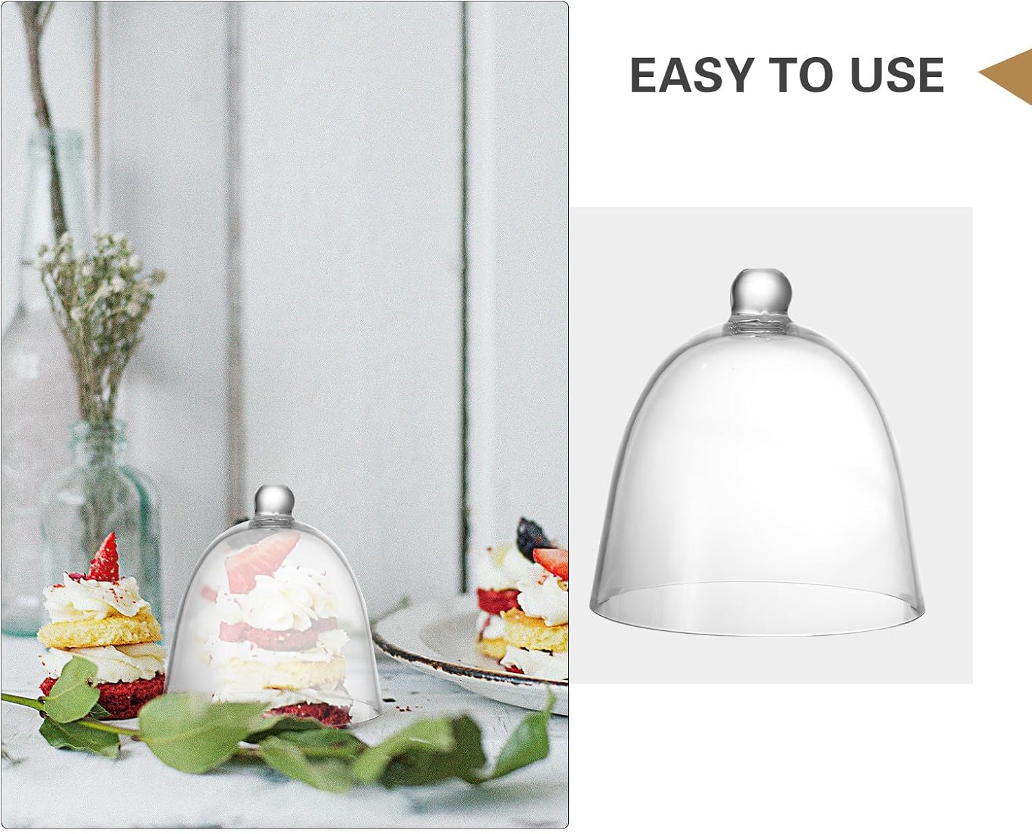 PC Cake Cover Dome for Bread and Cookies Countertop