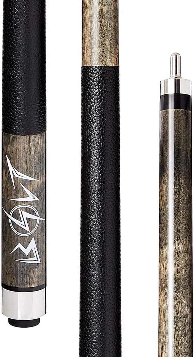 Bolt High Performance Maximum Control Pool Stick 2 Piece Maple 19 20 or 21 oz Pool Cue for Home Bar Pub Billiard Hall XTC Fiber