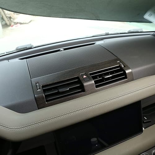 Miniatura 10 de CHEYA Cubierta de ventilación de aire acondicionado para Land Rover Defender 110 2020 (estilo de fibra de carbono)